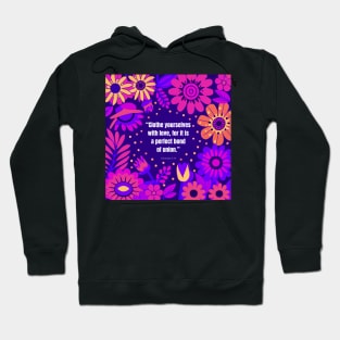 Love Quote from Colossians 3:14 Hoodie